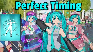 Fortnite Perfect Timing - Miku Live Dance 💙 (Anamanaguchi - Miku ft. Hatsune Miku)