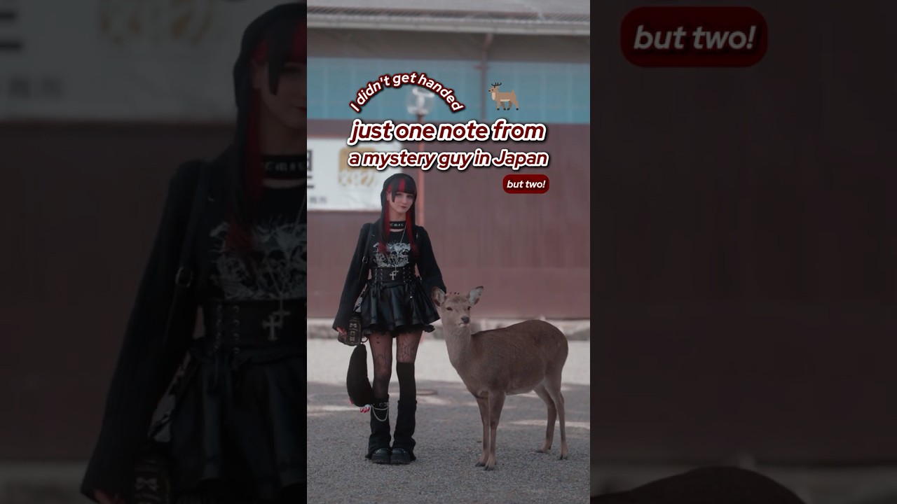 A mystery Japanese man handed me a note in a conbini