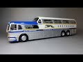 1956 GREYHOUND Scenicruiser | Bus Collection IXO-Models for Hachette | Масштабная модель 1:43
