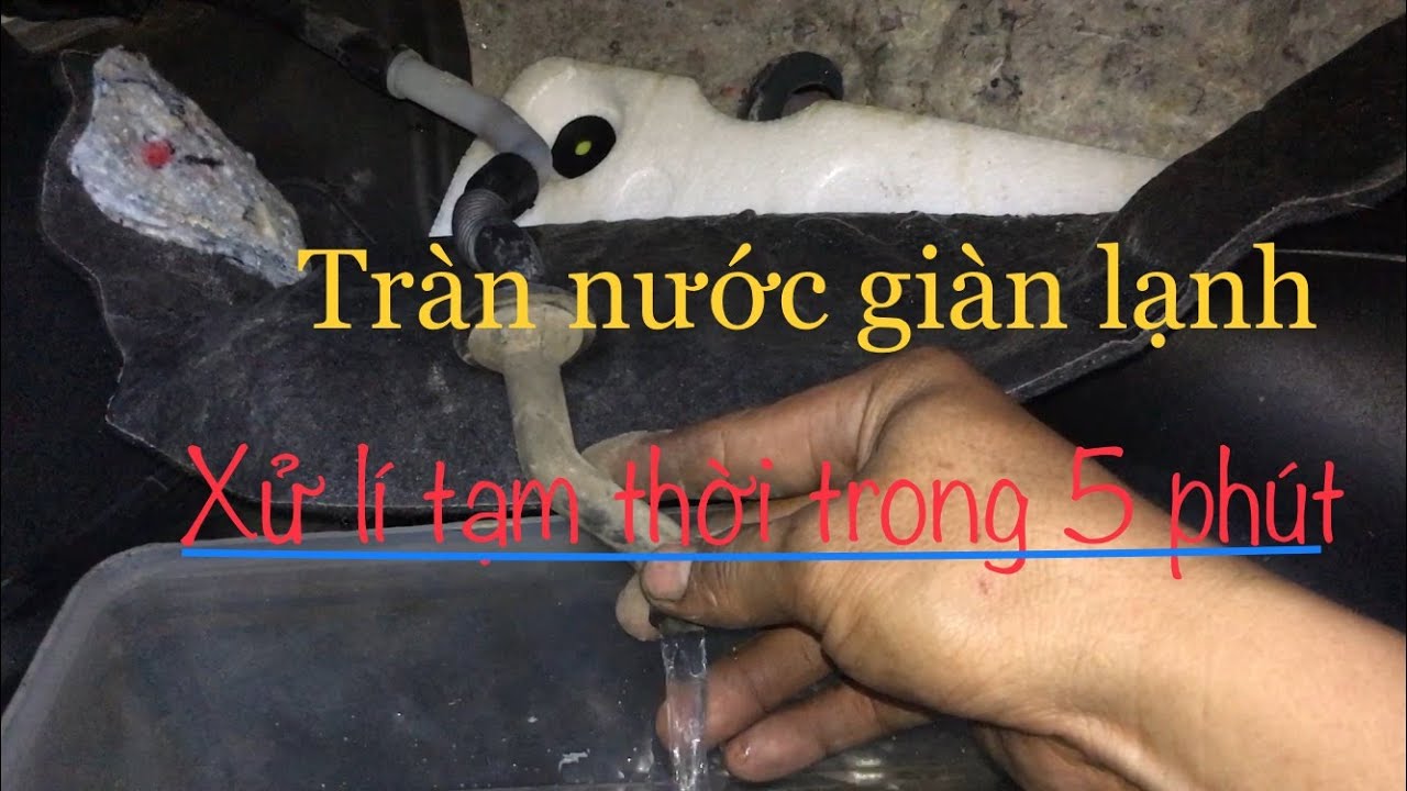 Khu1eafc phu1ee5c tu1ea1m thu1eddi tru00e0n nu01b0u1edbc giu00e0n lu1ea1nh trong 5 phu00fat / Toyota MatrixS ...