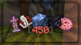 Maxing Glacite Powder + Level 450! (Skyblock Sillies v9)