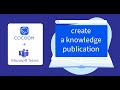 Publish knowledge in microsoft teams