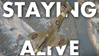 Demonstrating Peak Defensive Flying Technique - Spitfire Mk9