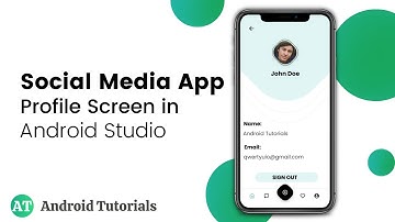 Social Media App| Profile Screen in Android Studio | UI Design | Android Tutorials