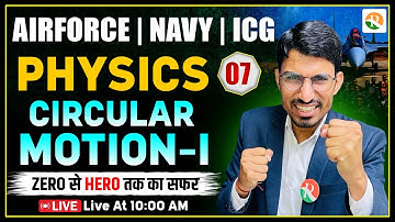 Airforce Saahas batch | Circular motion # 01 | One Dimensional Motion for Airforce X | RS SIR