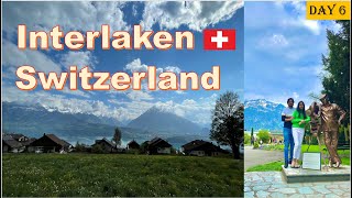 Interlaken, Switzerland | Lake Thun boat ride | One of the famous town | Our Stay details
