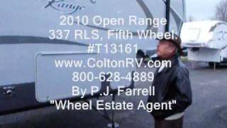 2010 Open Range 337 RLS Fifth Wheel (exterior): www.ColtonRV.com  800-628-4889