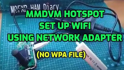 Jumbo Hotspot MMDVM - Configure using Wired Network Adapter