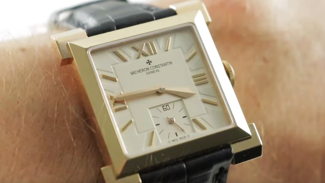 Vacheron Constantin Carree 1936 Les Historiques 91030/000R-8920 Luxury  Watch Review - YouTube