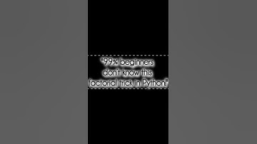Find Factorial in Python Using math.factorial🚀#shortfeed #shorts #coding #programming #python #ai