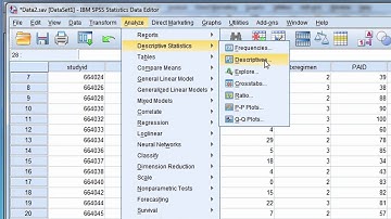 SPSS Video #6: Converting Raw Scores to Z-scores In SPSS
