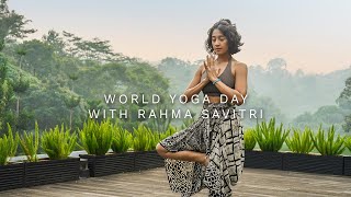 WORLD YOGA DAY WITH RAHMA SAVITRI