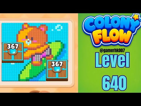 Colony Flow Level 640 Super Hard level Walkthrough Solution 