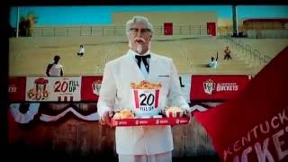 Kfc Kentucky Fried Chicken 20 Fill Up Sept 10 2016 Commercial Buckets Rob Riggle