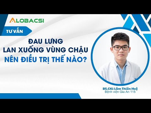 Đau lưng lan xuống vùng chậu, nên điều trị thế nào?