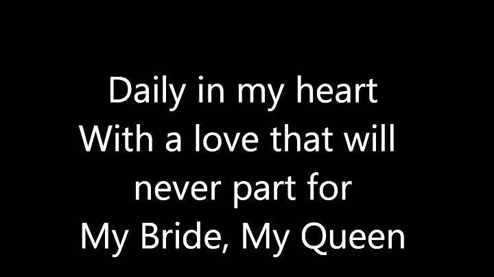 My Bride My Queen by Minister Sidney Lassiter