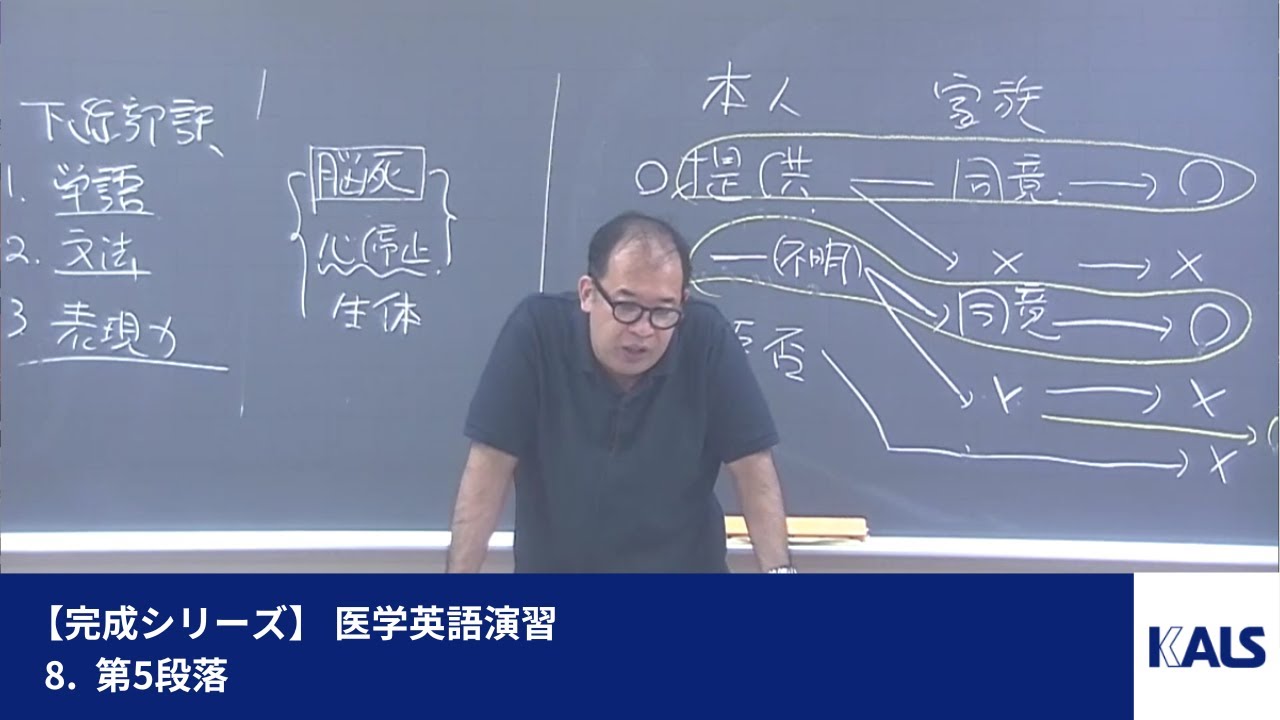 完成シリーズ】 医学英語演習 第1講 - 8. 第5段落 | 医学部学士編入