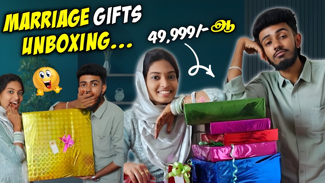 Marriage - க்கு Ivalavu Gifts taa 🎁😳 | 49,999 - ஆ 👀 #anshasanufa #trending