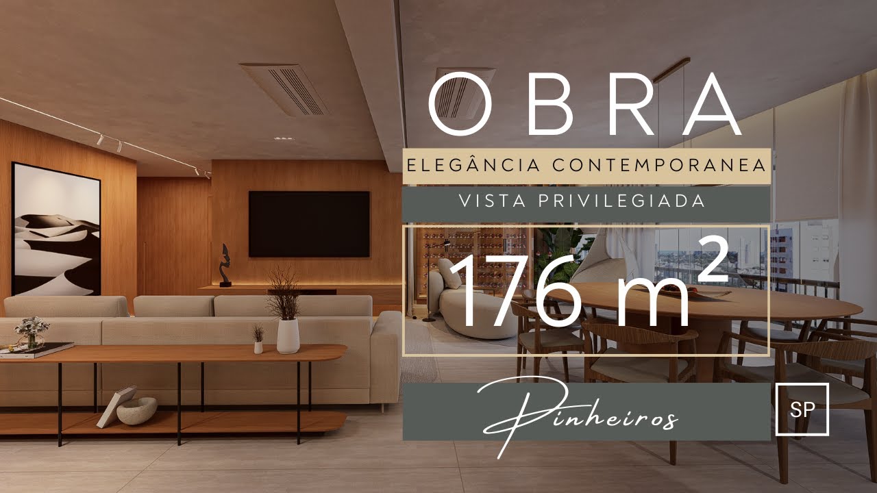 TOUR DE OBRA EM UM APARTAMENTO DE 176M² EM PINHEIROS COM UM PROJETO ELEGANTE E ATEMPORAL!