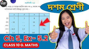 Class 10 Maths Chapter 5 Ex 5.2 Q.1 | SEBA | HSLC 2026 | Ganit by Abhay | Assamese Medium