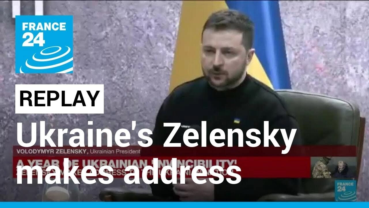 REPLAY Zelensky makes address to the Ukrainian nation • FRANCE 24