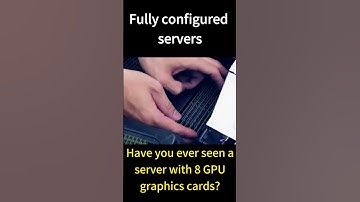 Have you ever seen a server with 8pcs GPU cards?  #server#dellserver#lenovoserver#gpu