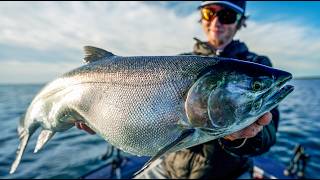 How to Catch Big Salmon & Cure Eggs for Bait | Fall Salmon Fishing