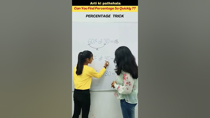 😲Can You Find Percentage So Quickly?? Percentage Trick #mathstricks #shorts #percentage #shortsfeed