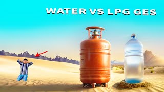 पानी मे LPG गैस मिलाने पर क्या होगा ? Water Vs Lpg Gas #Lpggas