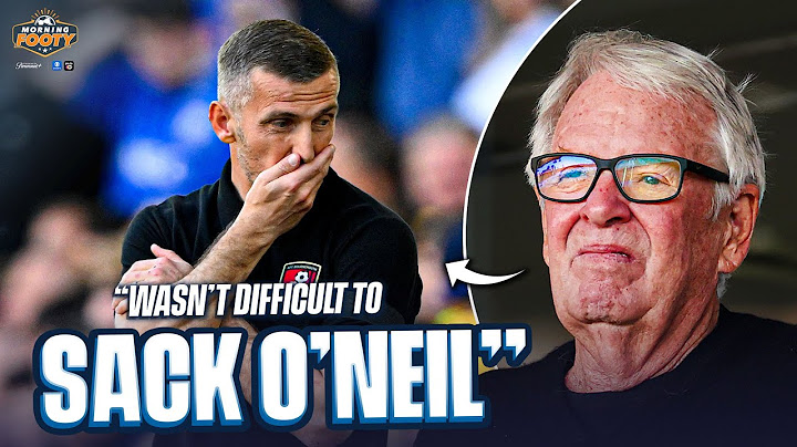 Bournemouth owner claims it was "not difficult" to sack O'Neil 👀 | Morning Footy | CBS Sports Golazo