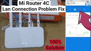 How To Fix WiFi Problem - mi router 4c not connecting to internet after network setup