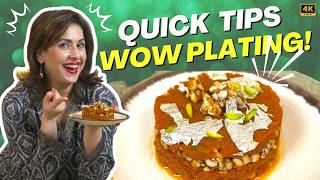 Boring Gajar Ka Halwa Matt Serve Karo Give It A Royal Look Chefs Secret Plating गजर क हलव