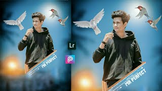 Viral bird frame effect ⏸️Picsart tutorial ⏸️Latest 2021 photo editing ⏸️viral editing ⏸️Just editz screenshot 2