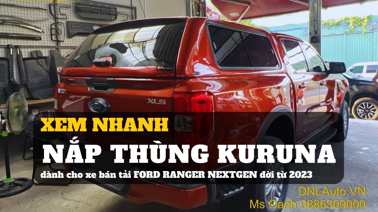 🎥 Xem nhanh nắp thùng cao Karuna dành cho xe bán tải Ford Ranger Nextgen 2023 — Video review, click xem trên YouTube