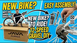 Assembling Java Auriga, a fantastic 12 Speed Road Bike at Cycle Omania