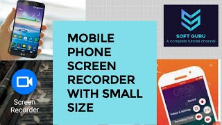 HOW TO SCREEN RECORD WITH ANDROID PHONE - android app with lite in size, easy to use screenshot 3