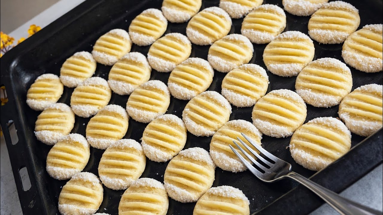 حلوى العيد بدون طابع ولا زبدة ب بيضة واحدة فقط اقتصادية وتحضر ف دقائق مقرمشة وهشيييشة 