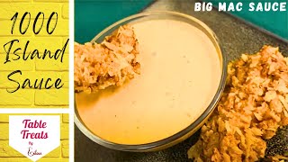 Homemade Thousand Island Dressing Recipe Big Mac Sauce By Table Treats