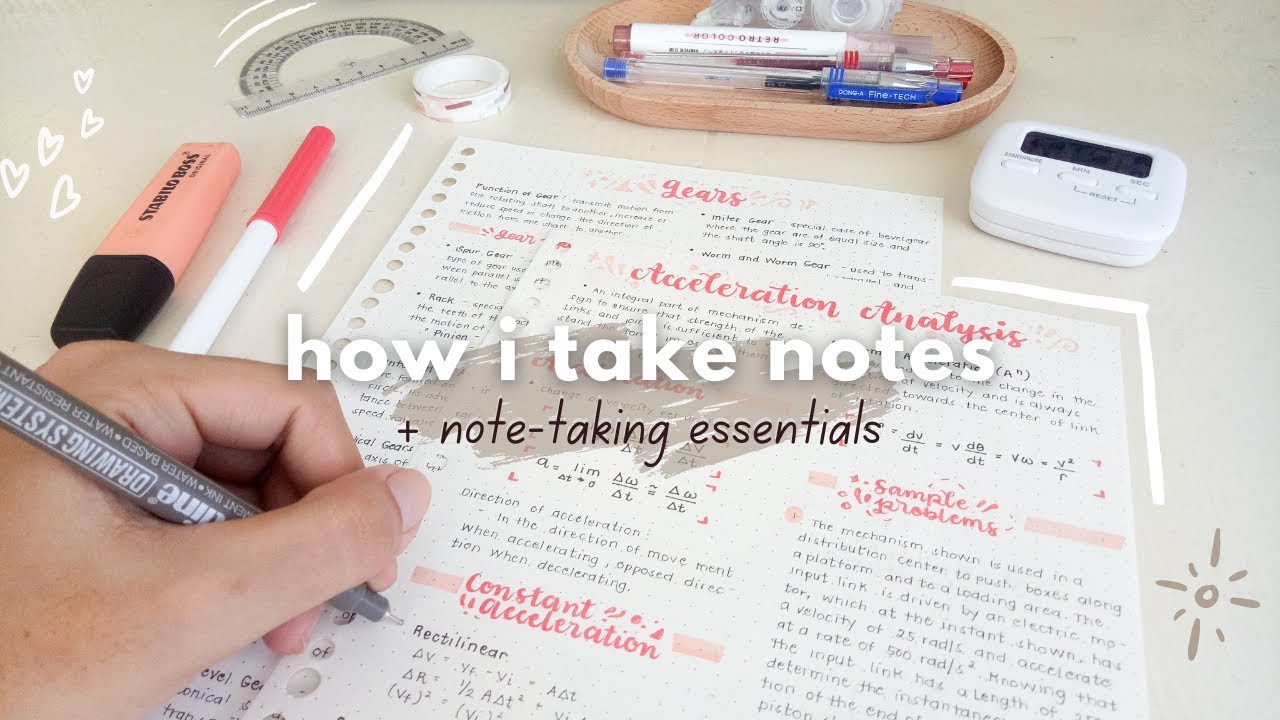 How To Take Notes Effectively In College - Engineering Expectations