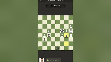 Chess.com Daily puzzle 15/01/2025