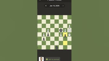 Chess.com Daily puzzle 15/01/2025