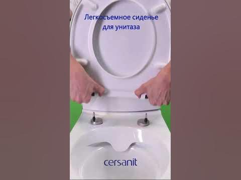 Легкосъемное сиденье для унитаза от Cersanit. Удобно, практично, чисто ...
