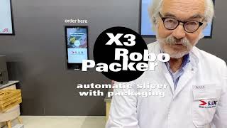 X3 RoboPacker slicing and packaging machine for deli meats and cheeses by SAM Kuchler
