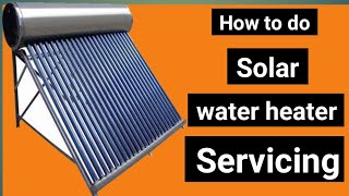 Solar water heater repair service | solar water heater cleaning with  chemical wash in Hindi - YouTube