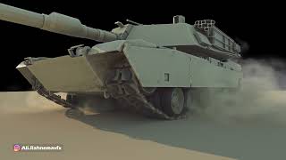 3ds max  rig tank animation& gun
