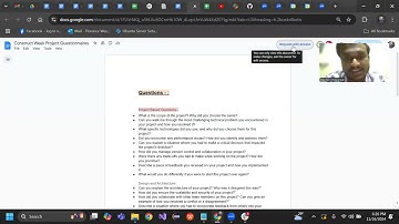 Construct Week Project Questionnaires and Answer Video ft38_542