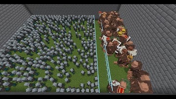 Vindicator vs Mutant Villager - Minecraft Mob Battle