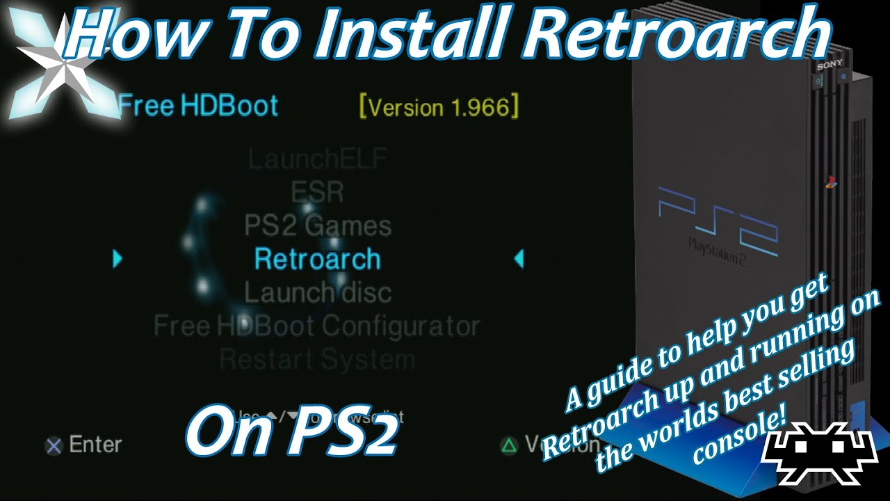 PS2] Install Retroarch! - YouTube