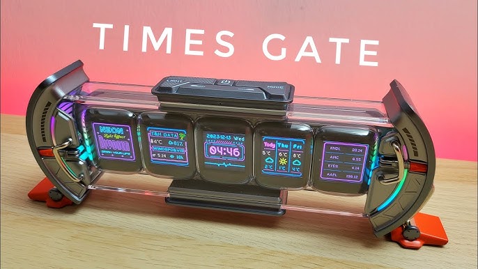 Divoom Times Gate - Digitaluhr mit 5 programmierbaren Displays