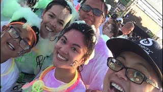 VLOG #18 Foam Glow 5k 2019 Pomona | Marathon | GoPro